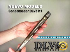 Nuevo Modelo DLVé K1 micrófono de condensador