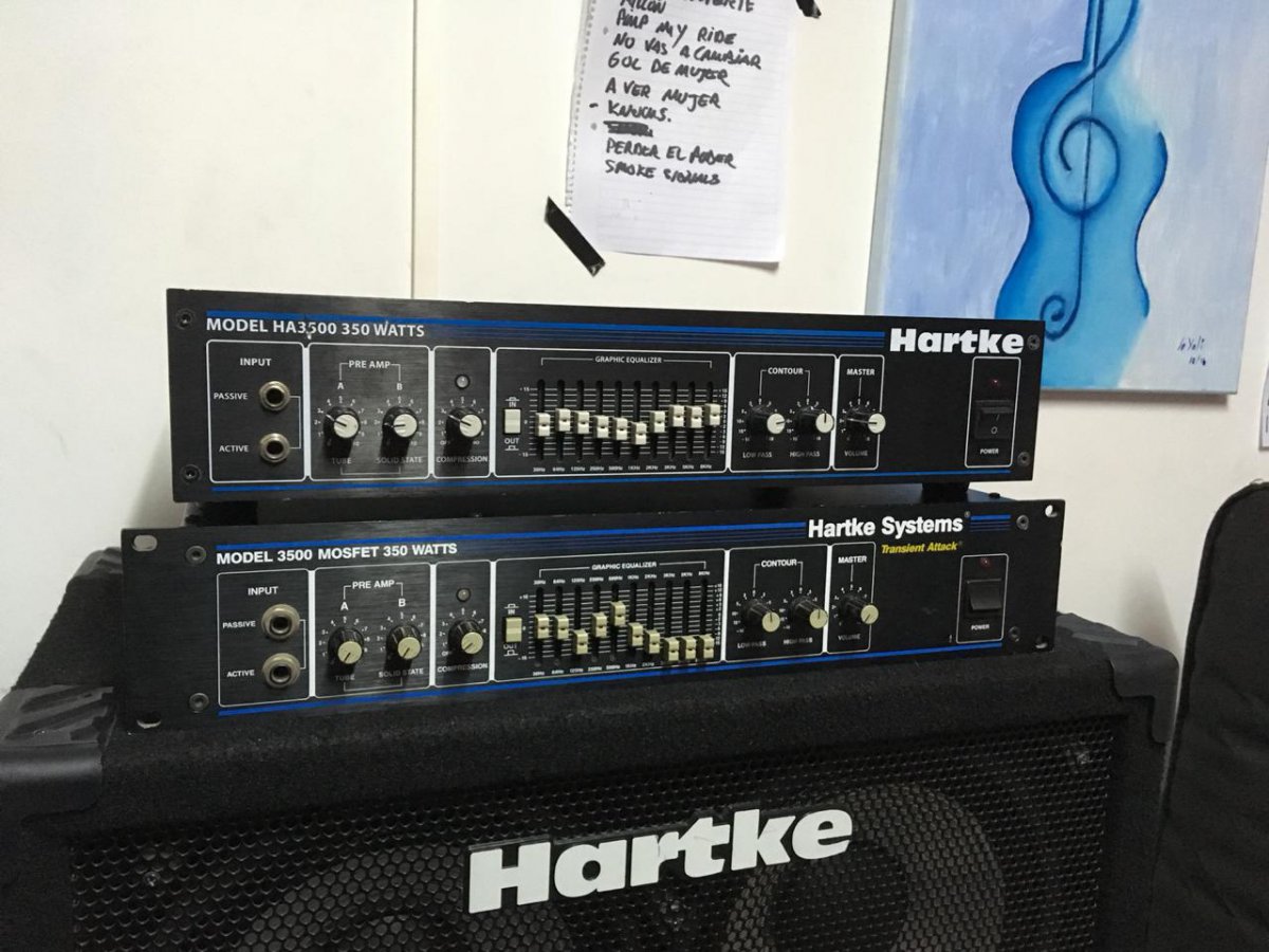 ayuda! hartke systems transient attack mosfet 350 - Bajos, Amplis
